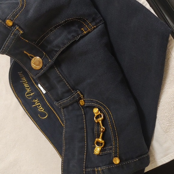 NWOT Cache Premium boot cut jeans wm. Sz.4 - Picture 3 of 16